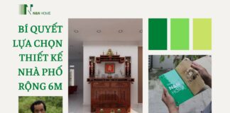 BÍ QUYẾT LỰA CHỌN THIẾT KẾ NHÀ PHỐ RỘNG 6M