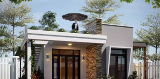 50+ MẪU NHÀ CẤP 4 MÁI BẰNG HIỆN ĐẠI TRANG NHÃ nhà cấp 4 mái bằng