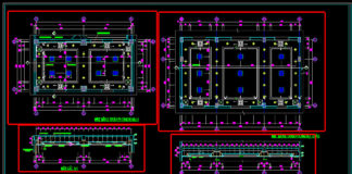 Bản vẽ trần thạch cao giật cấp đẹp