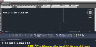 Chuyển giao diện cad 2026 về classic