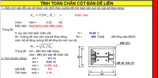 file excel tính khung thép chuẩn xác