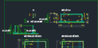File excel tính toán bể nước ngầm