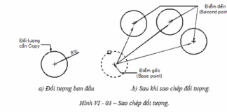 Lệnh copy trong AutoCAD đơn giản nhất