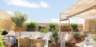 Decor sân thượng nhỏ đẹp, hiện đại năm 2026